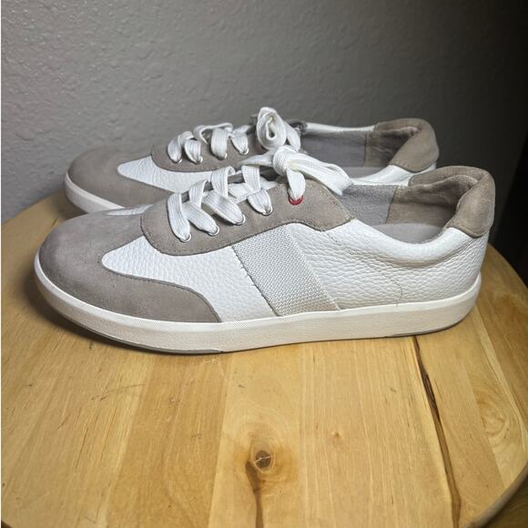 Naturalizer Evin White and Taupe Leather Sneakers size 7.5 - Picture 10 of 10